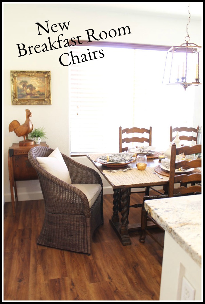 New Breakfast Room Chairs