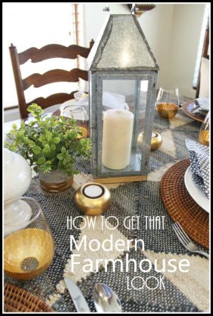 How to - Modern Farmhouse Look
