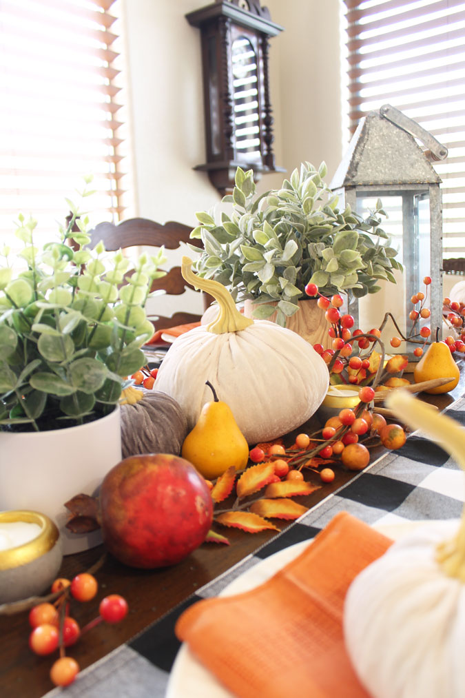 Fall Farmhouse Halloween Table - A Stroll Thru Life