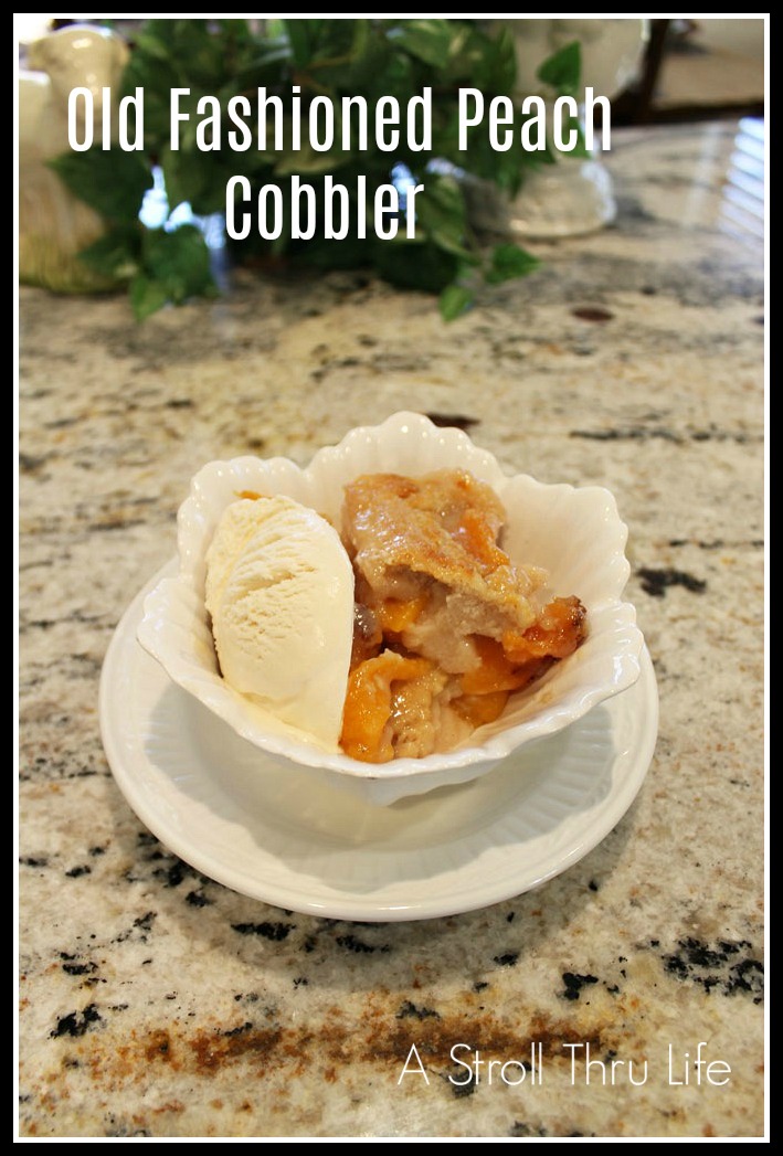 Best Old Fashioned Peach Cobbler