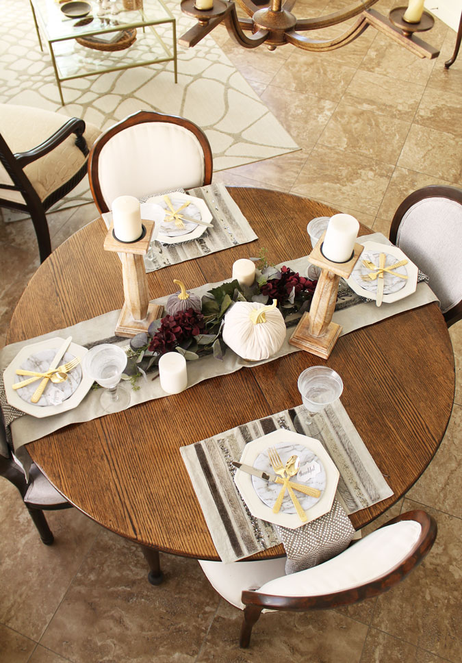 October Pinterest Challenge - Thanksgiving Table Ideas