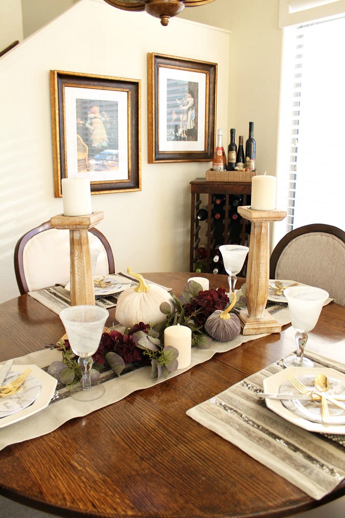 October Pinterest Challenge - Thanksgiving Table Ideas