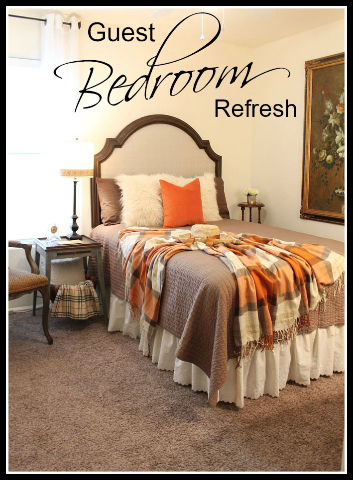 Guest Bedroom Winter Refresh