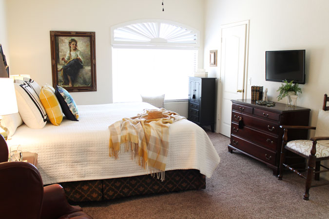 Minimalist Decor In The Master