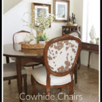 DIY Cowhide Chairs - $9.99 Trash To Treasure