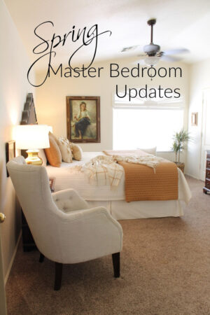 Easy Spring Master Bedroom Updates - A Stroll Thru Life