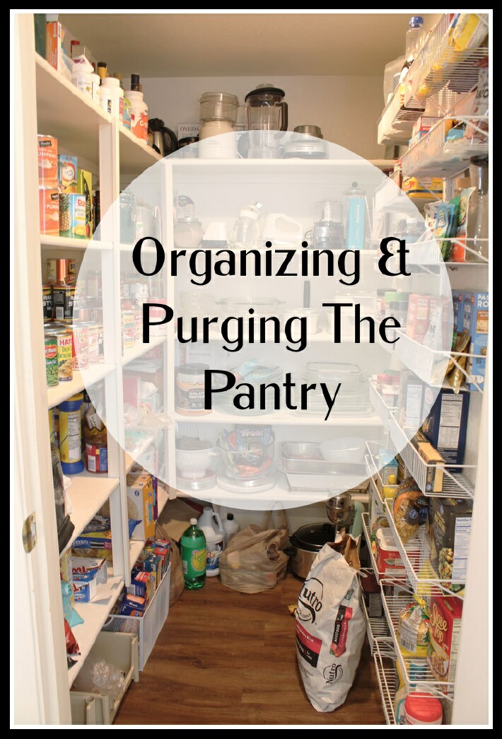 Organizing & Purging The Pantry