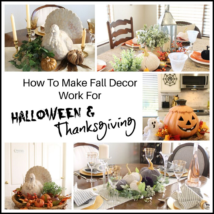 How To Make Fall Decor Work For Halloween & Thanksgiving