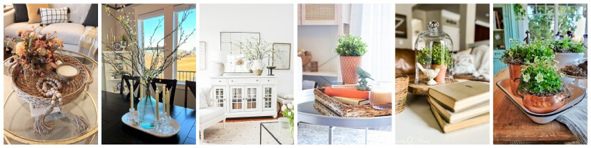 Thumbnails of spring home tours for Monday.