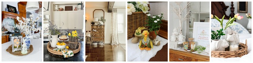 Thumbnails of spring home tours for Tuesday.